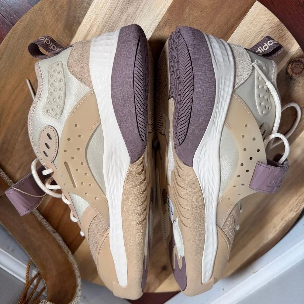 Adidas Originals Mens Streetball III 3 Basketball Shoes 9.5 Magic Beige FZ5815